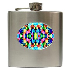 Artwork By Patrick--colorful-1 Hip Flask (6 Oz) by ArtworkByPatrick