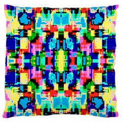 Artwork By Patrick--colorful-1 Large Cushion Case (one Side) by ArtworkByPatrick