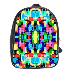 Artwork By Patrick--colorful-1 School Bag (xl) by ArtworkByPatrick