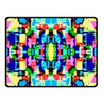 ARTWORK BY PATRICK--COLORFUL-1 Double Sided Fleece Blanket (Small)  45 x34  Blanket Front