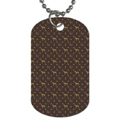 Louis Weim Luxury Dog Attire Dog Tag (one Side) by PodArtist