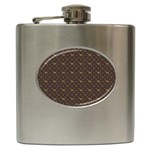 Louis Weim Luxury Dog Attire Hip Flask (6 oz) Front