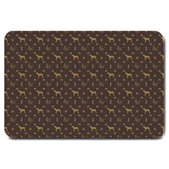 Louis Weim Luxury Dog Attire Large Doormat  by PodArtist