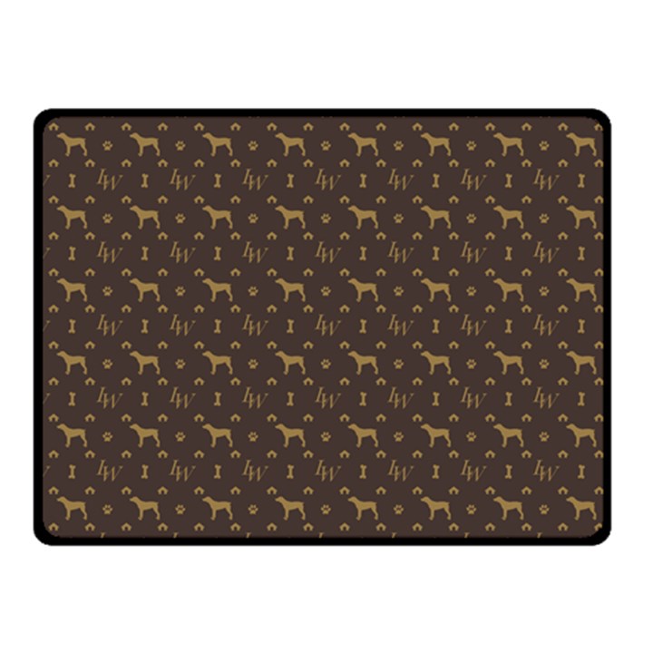 Louis Weim Luxury Dog Attire Fleece Blanket (Small)