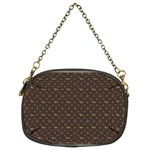 Louis Dachshund  Luxury Dog Attire Chain Purses (Two Sides)  Back