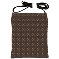 Louis Dachshund  Luxury Dog Attire Shoulder Sling Bags