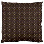 Louis Dachshund  Luxury Dog Attire Large Cushion Case (One Side) Front