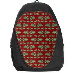 Tropical Stylized Floral Pattern Backpack Bag by dflcprints