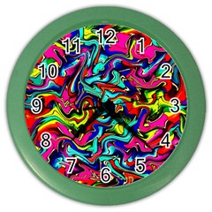 Pattern-34 Color Wall Clocks