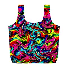 Pattern-34 Full Print Recycle Bags (L) 