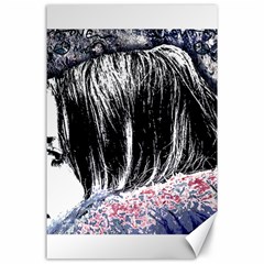 Grunge Graffiti Style Women Poster Canvas 24  X 36  by dflcprints