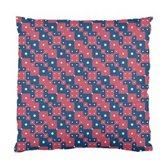 Squares And Circles Motif Geometric Pattern Standard Cushion Case (two Sides) by dflcprints