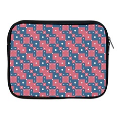 Squares And Circles Motif Geometric Pattern Apple Ipad 2/3/4 Zipper Cases by dflcprints