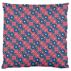 Squares And Circles Motif Geometric Pattern Standard Flano Cushion Case (one Side) by dflcprints