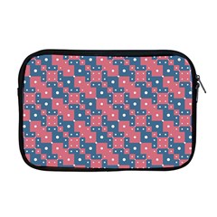 Squares And Circles Motif Geometric Pattern Apple Macbook Pro 17  Zipper Case by dflcprints