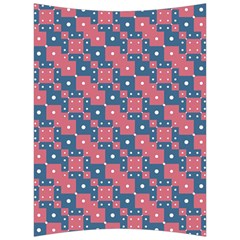 Squares And Circles Motif Geometric Pattern Back Support Cushion