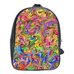 Colorful-2 School Bag (large) by ArtworkByPatrick