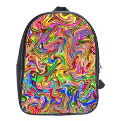 Colorful-2 School Bag (xl) by ArtworkByPatrick