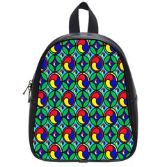 Colorful-4 School Bag (small) by ArtworkByPatrick