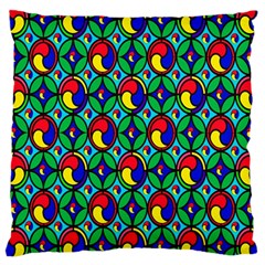 Colorful-4 Large Cushion Case (two Sides) by ArtworkByPatrick