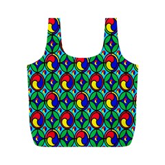 Colorful-4 Full Print Recycle Bags (m)  by ArtworkByPatrick