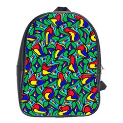 Colorful-4 1 School Bag (large) by ArtworkByPatrick