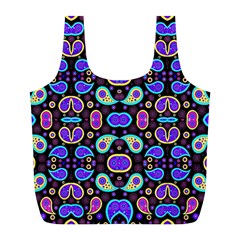 Colorful-5 Full Print Recycle Bags (l)  by ArtworkByPatrick