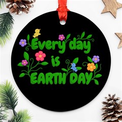 Earth Day Ornament (Round)