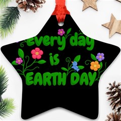 Earth Day Ornament (Star)