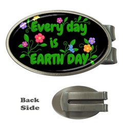 Earth Day Money Clips (oval)  by Valentinaart