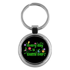 Earth Day Key Chains (Round) 