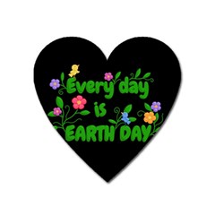 Earth Day Heart Magnet