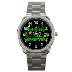 Earth Day Sport Metal Watch