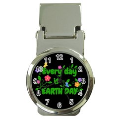 Earth Day Money Clip Watches