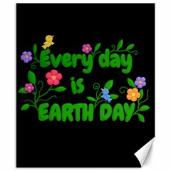 Earth Day Canvas 8  x 10 