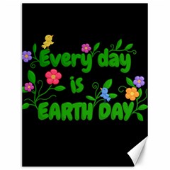 Earth Day Canvas 12  x 16  