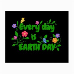 Earth Day Small Glasses Cloth (2-Side)