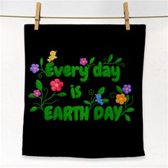 Earth Day Face Towel