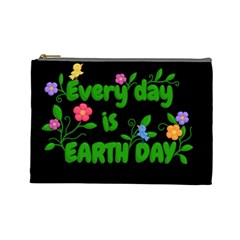 Earth Day Cosmetic Bag (Large) 