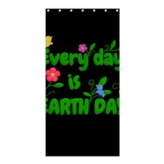 Earth Day Shower Curtain 36  x 72  (Stall) 