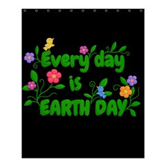 Earth Day Shower Curtain 60  x 72  (Medium) 