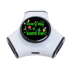 Earth Day 3-Port USB Hub