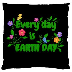 Earth Day Large Cushion Case (One Side)