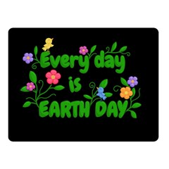 Earth Day Double Sided Fleece Blanket (Small) 