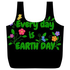 Earth Day Full Print Recycle Bags (l) 