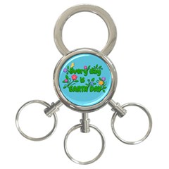 Earth Day 3-ring Key Chains by Valentinaart