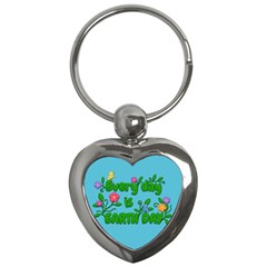 Earth Day Key Chains (heart)  by Valentinaart