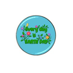 Earth Day Hat Clip Ball Marker by Valentinaart