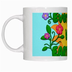 Earth Day White Mugs by Valentinaart