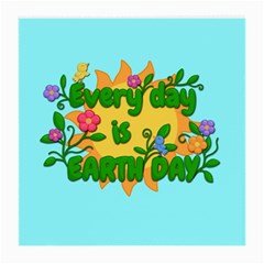 Earth Day Medium Glasses Cloth (2-side) by Valentinaart